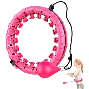 EUC Weighted Hula Hoop Exercise Equipment with Adjustable Notches